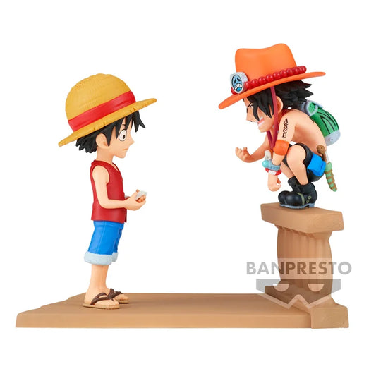 World Collectable Figure One Piece Log Stories Monkey D. Luffy & Portgas D. Ace