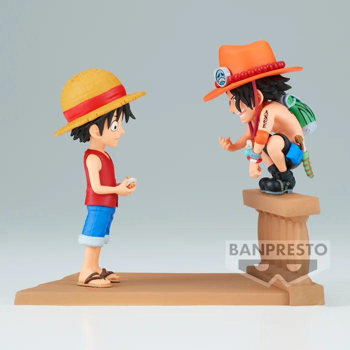 World Collectable Figure One Piece Log Stories Monkey D. Luffy & Portgas D. Ace