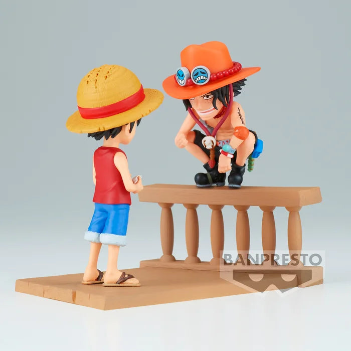 World Collectable Figure One Piece Log Stories Monkey D. Luffy & Portgas D. Ace